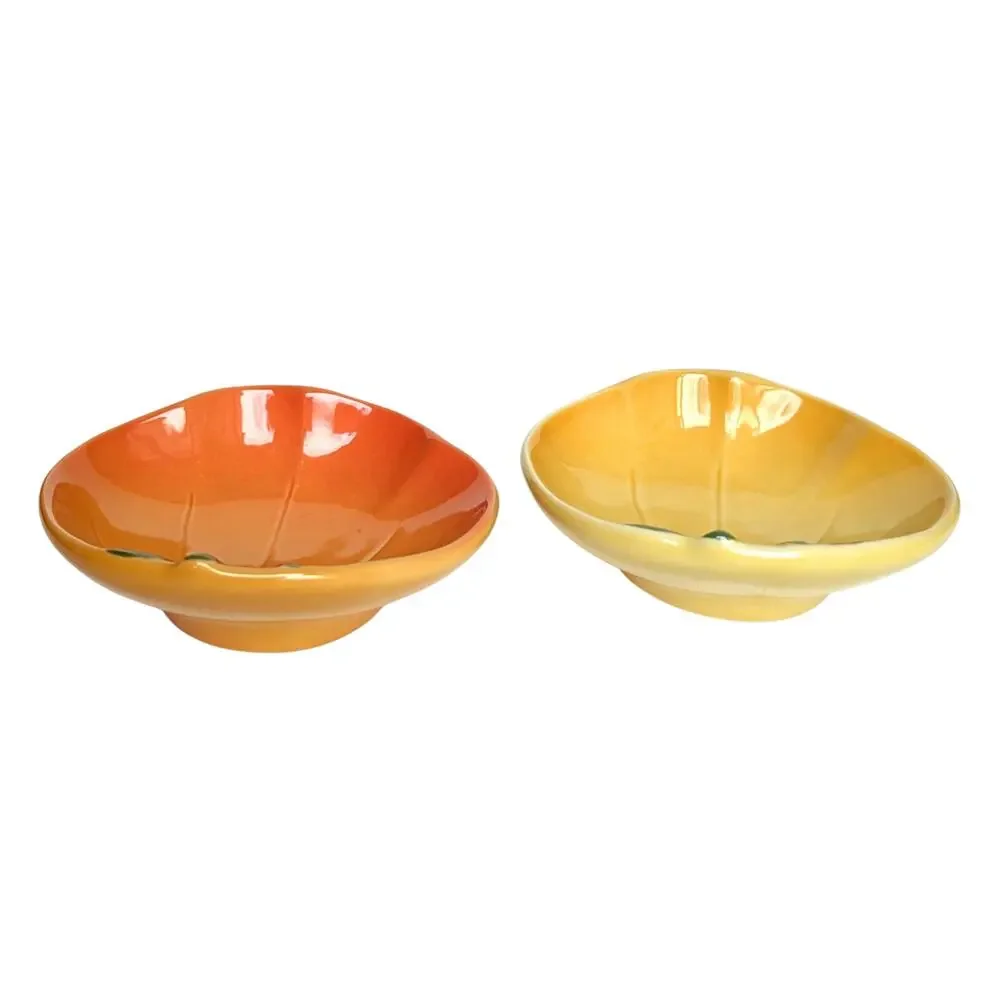 🍅 Williams Sonoma Set of 2 Vintage Heirloom Tomato Appetizer Dip Bowls